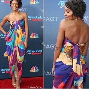 Beautiful Gabriel Union maxi gown dress